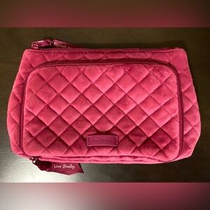 Vera Bradley magenta Cosmetic Toiletry Bag